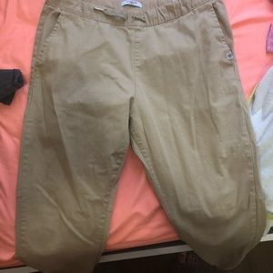 jogger khaki Jean pants